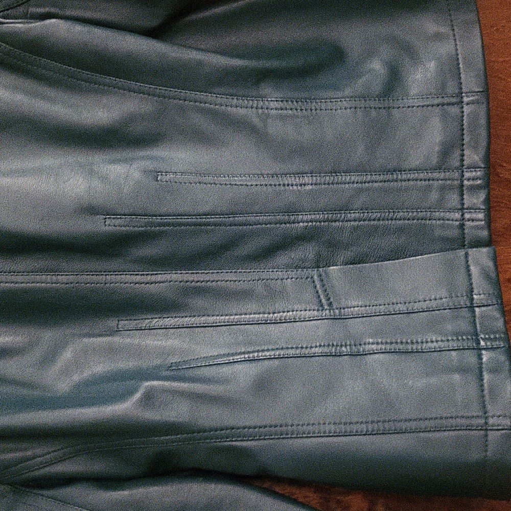 Teal Buttery Soft Leather Jacket Small - Picture 3 of 7